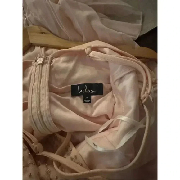 Lulus Glamorous Gala Pink Dress M Wedding GuestBridesmaid Formal Evening Gown - Picture 6 of 8